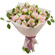 bouquet of lisianthuses carnations and alstroemerias. Sofia